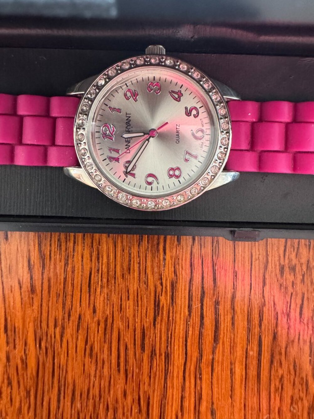 Lane Bryant Purple "Bling" Bezel Watch